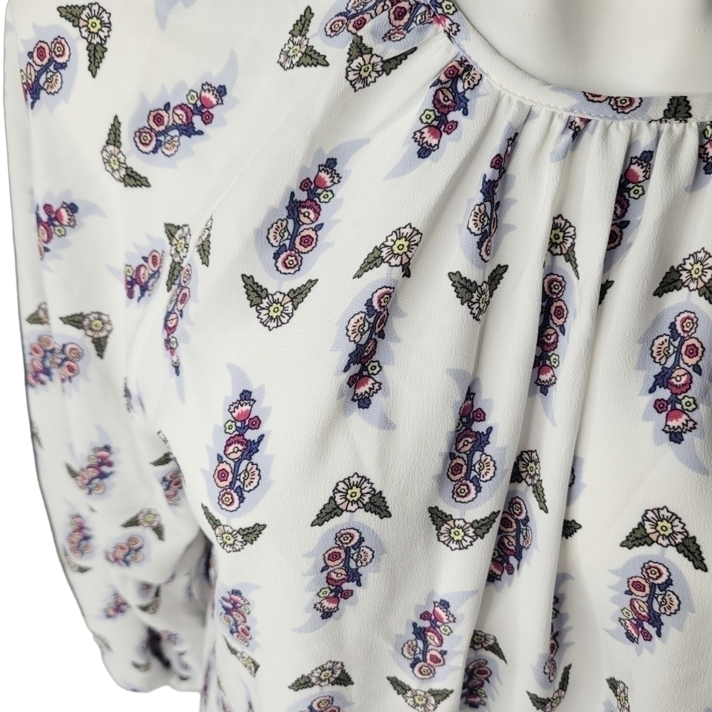 Loft Floral Blouse Small - Picture 4 of 5